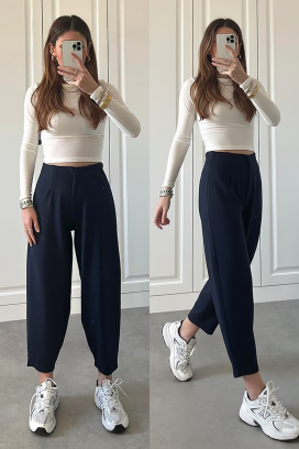 pantaloni AMAROLDA NAVY