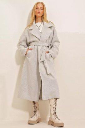 palton SILVONZA GREY