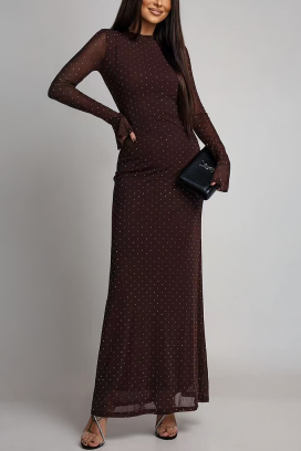 rochie AMOLFINA BROWN