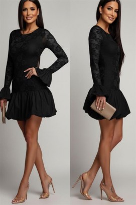 rochie ELVLINZA BLACK