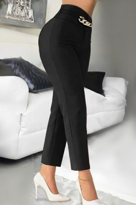 pantaloni KAMFOJA BLACK