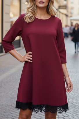 rochie DEBROLA BORDO