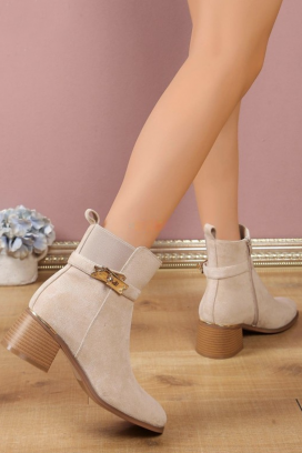 botine damă GLOMERHA BEIGE