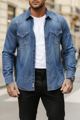 cămașă bărbați TORMER BLUE