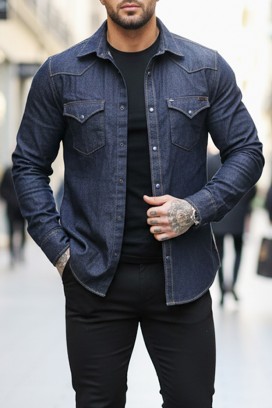 cămașă bărbați TORMER INDIGO