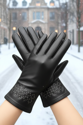 mănuși damă VAKALZA BLACK