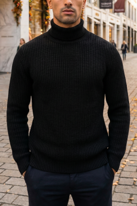 pulover bărbați BERFEN BLACK