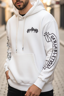 hanorac bărbați CHROMERO WHITE