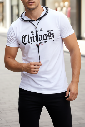 tricou bărbați PRILGO WHITE