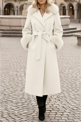 palton LUXINDA WHITE