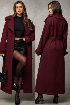 palton PREMIELA BORDO