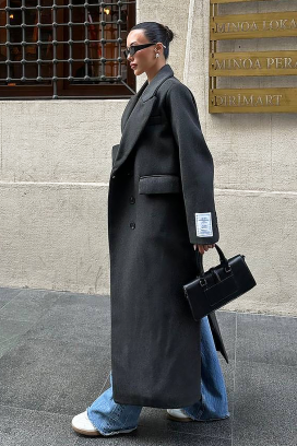 palton VURDELZA BLACK