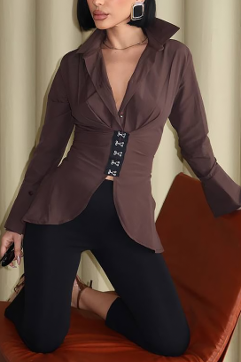 cămașă damă ZALORENA BROWN