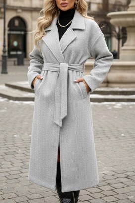 palton SILVONZA GREY