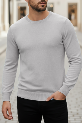 pulover bărbați BORJO GREY