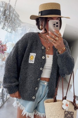 cardigan MOHVELDA GREY