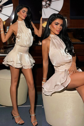 rochie NEBRALDA BEIGE