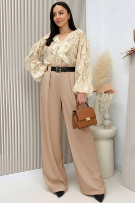 pantaloni RELFODA BEIGE