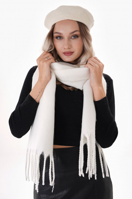 fular SHARMALDA WHITE