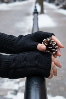 mănuși damă TOROLFA BLACK