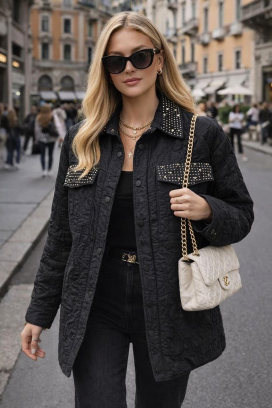 geacă PLORILDA BLACK