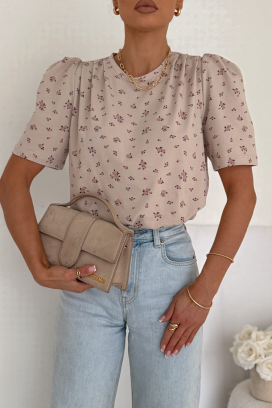 tricou DAFNILDA BEIGE