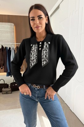 pulover OLEGORA BLACK