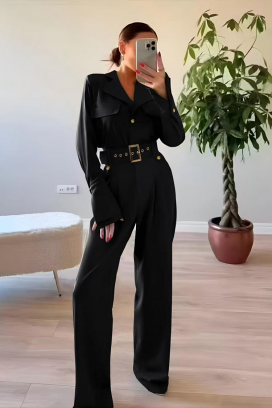 salopetă KOROLTA BLACK