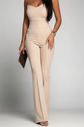 pantaloni VEROMONDA BEIGE