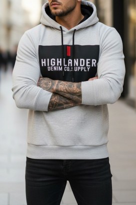 hanorac bărbați EFRIDO LIGHT GREY