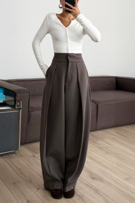 pantaloni ZAGLERZA MOCHA