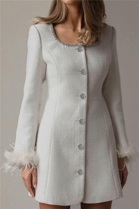 rochie MIRFELDA WHITE