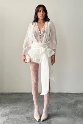 salopetă YANITSA WHITE