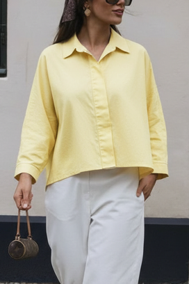 cămașă damă DERMINZA YELLOW