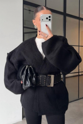 cardigan VILONZANA BLACK