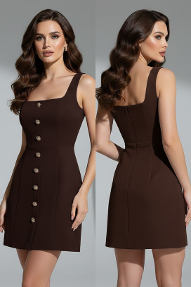 rochie KREVOLDA BROWN