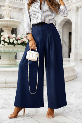 pantaloni BELVERZA NAVY