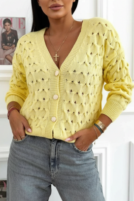 cardigan MENALZA YELLOW