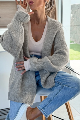 cardigan POLIMERDA GREY