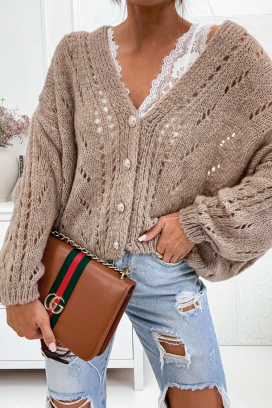 cardigan ELNONZA BEIGE