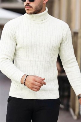 pulover bărbați RACHERO ECRU