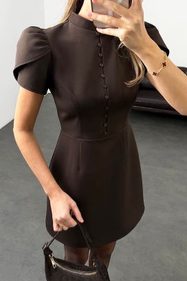 rochie YOANDINA BROWN