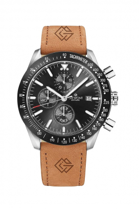 ceas pentru bărbați Giewont Chronograph Sapphire Black