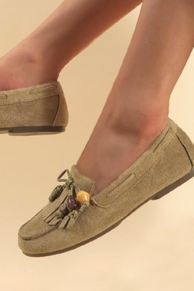 mocasini damă MERILZA BEIGE