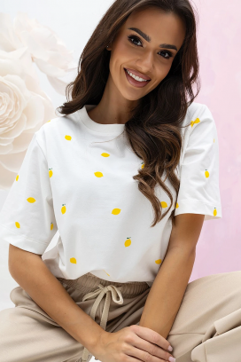 tricou LEMONZANA WHITE