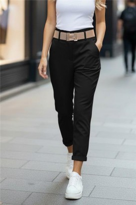 pantaloni LOVRENZA BLACK