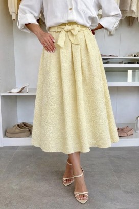 fustă PROLENZA YELLOW