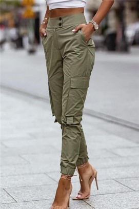 pantaloni TREZOLDA KHAKI