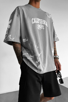 tricou bărbați LARGONZO GREY