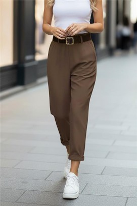 pantaloni LOVRENZA MOCHA